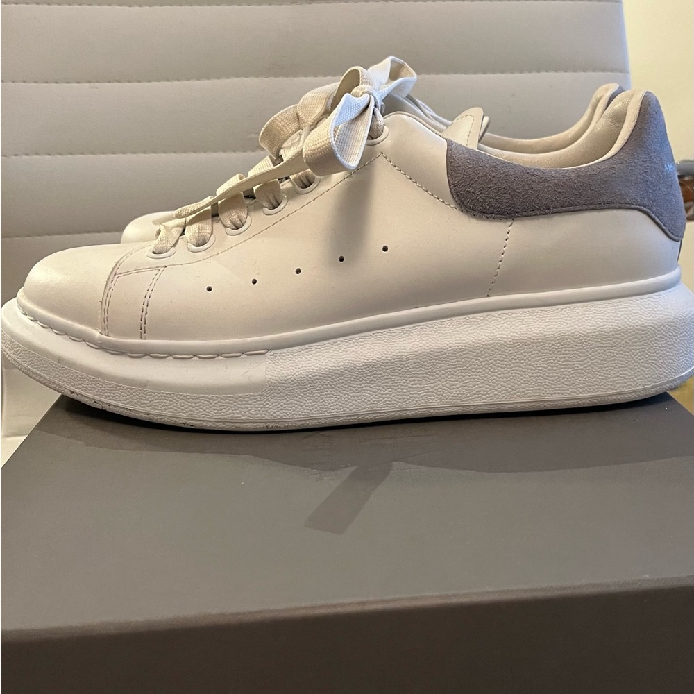 White Alexander McQueen Leather Sneakers -Women’s size 10
